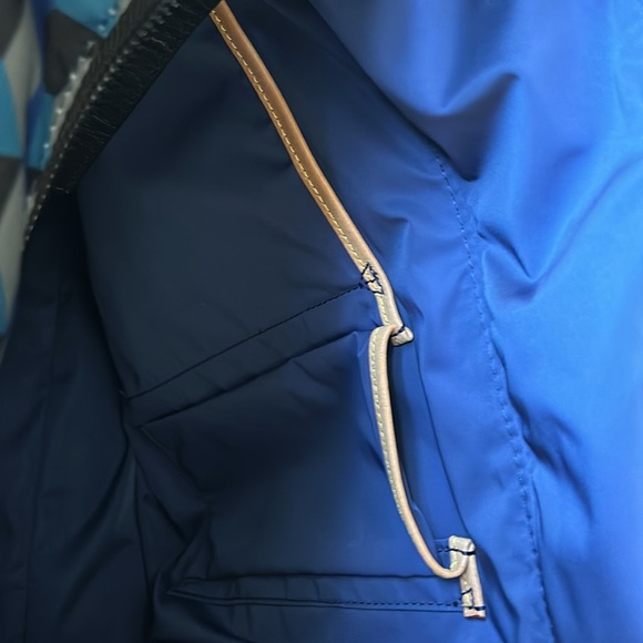 MZ Wallace Madison Shopper Large Geometric Print blue and black NWOT - Picture 5 of 7